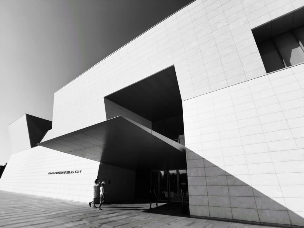 Modern Museum Geometry by Jasmine Zhang — canvas wall art