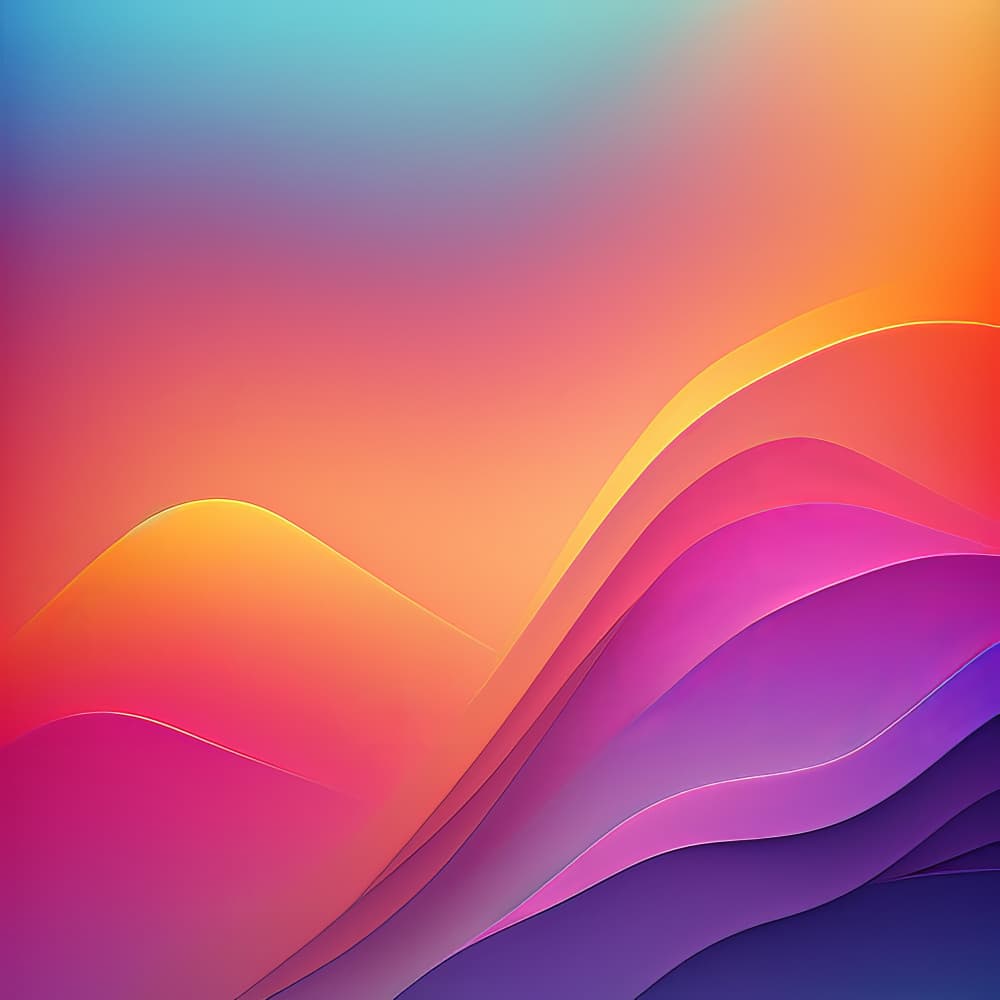 Vibrant Color Waves by Bilge Paksoylu — canvas wall art