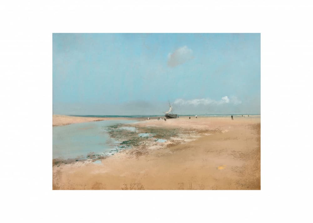 Beach At Low Tide No.2 by Edgar Degas — canvas wall art