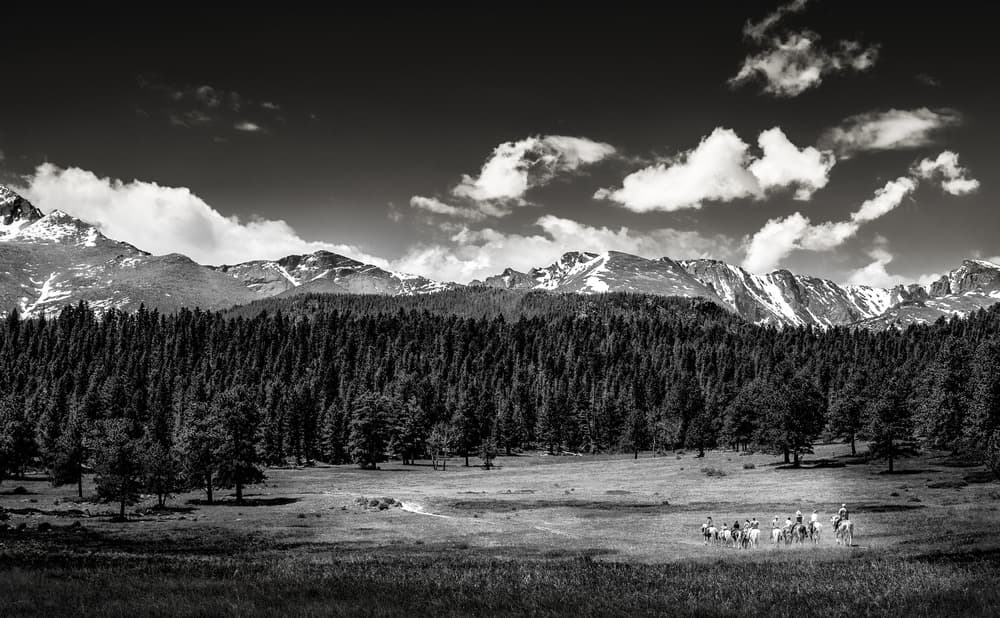 Wild West Mountain Ride by Abbas Ali Amir — canvas wall art