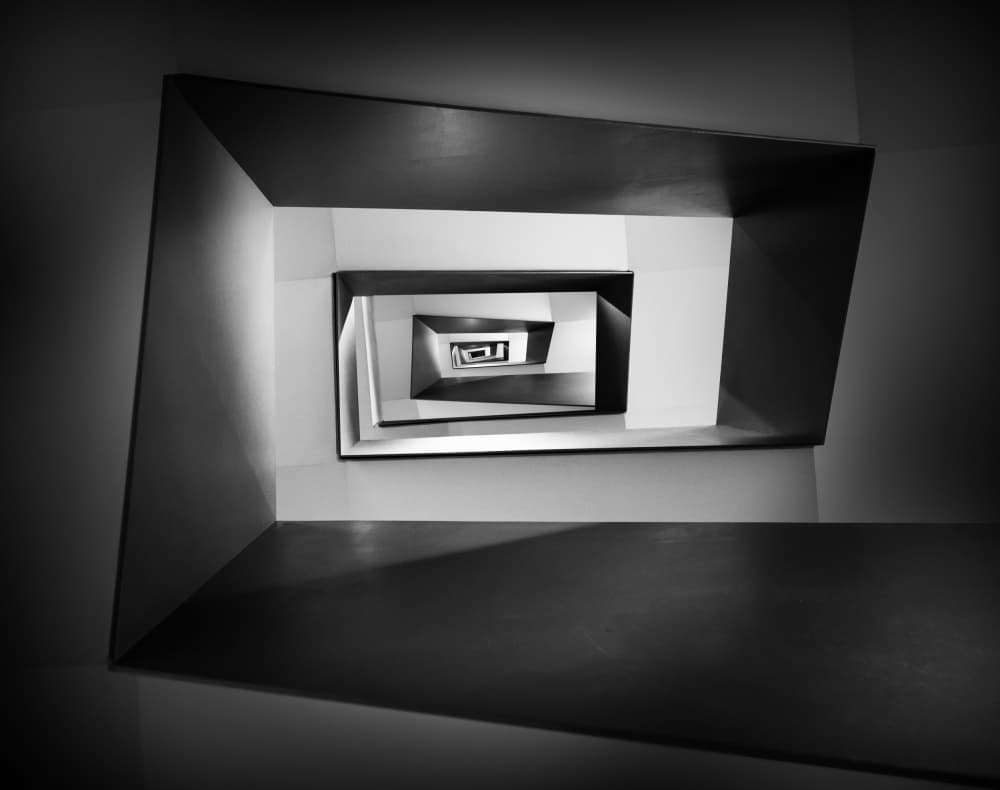 Modern Geometric Tunnel by Maurits De Groen — canvas wall art