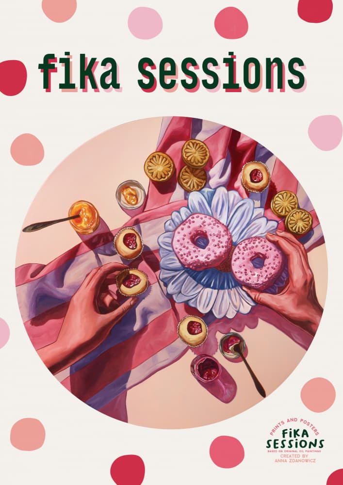 Fika Sweet Sessions by Anna Zdanowicz — canvas wall art