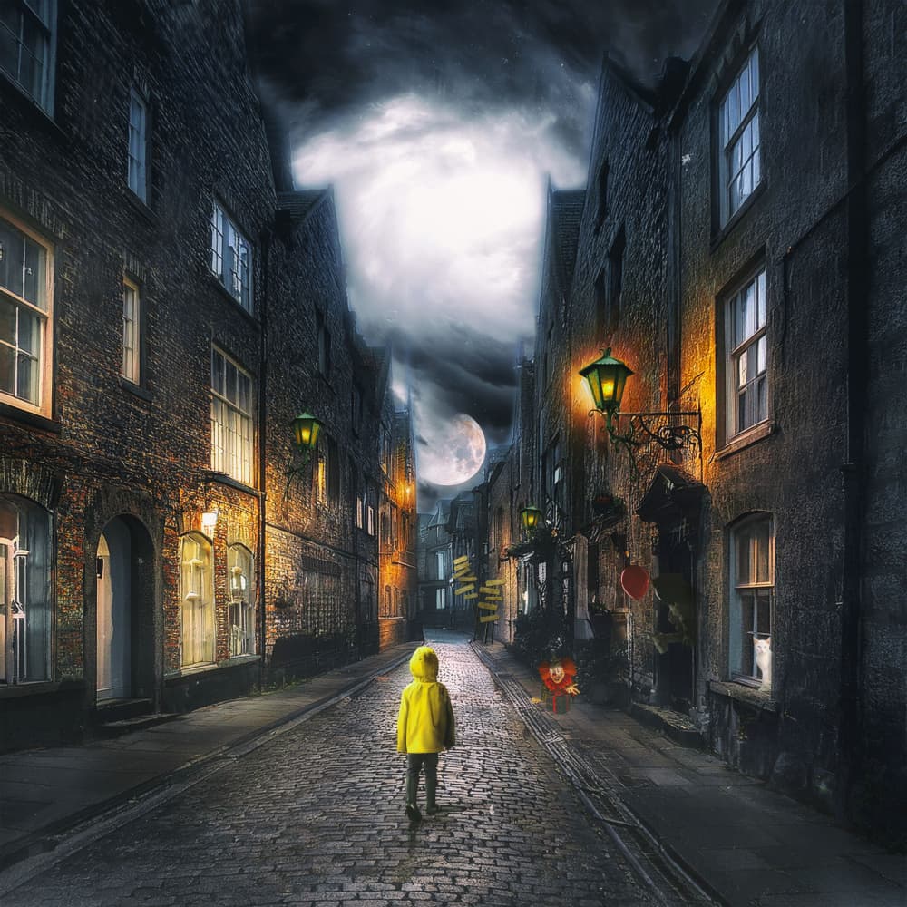 Child's Night Journey by Ewa Całkosińska-Kajzer — canvas wall art