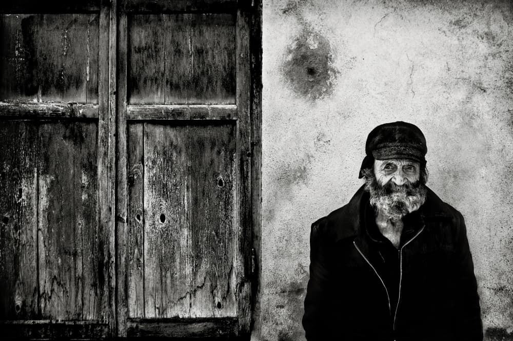 Wise Old Man by Darko Cuder — canvas wall art
