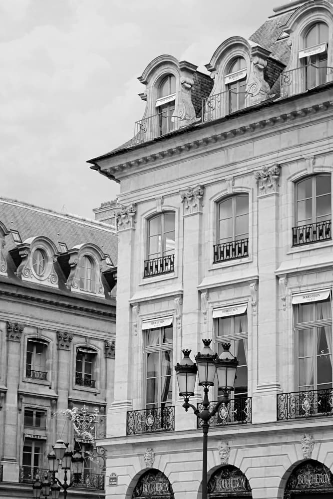 Parisian Architectural Elegance by Talitha McQueen — canvas wall art