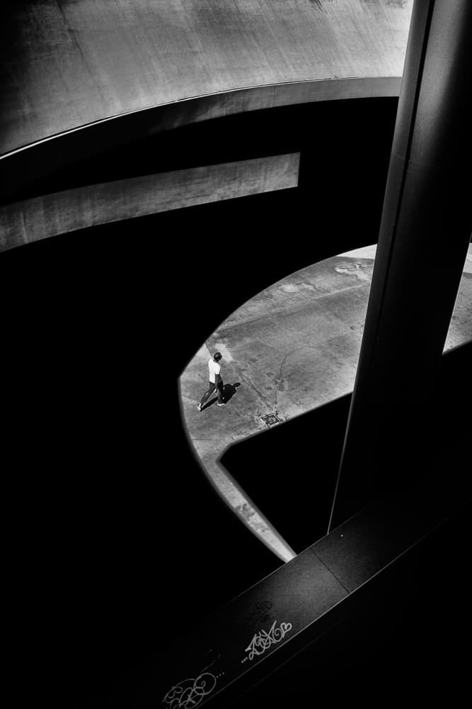 Architectural Shadows and Light by Antonio Grambone — canvas wall art
