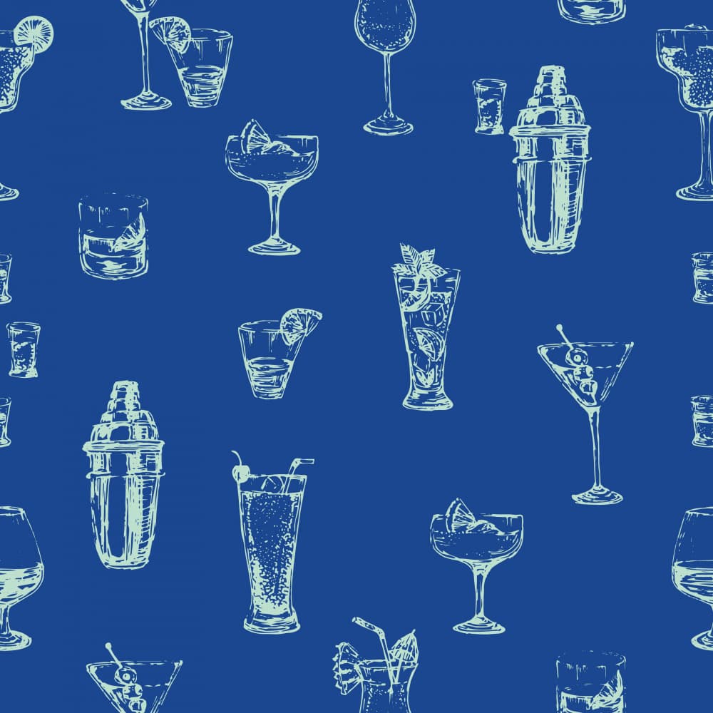 Hand Drawn Cocktails by Nikita Jariwala — canvas wall art