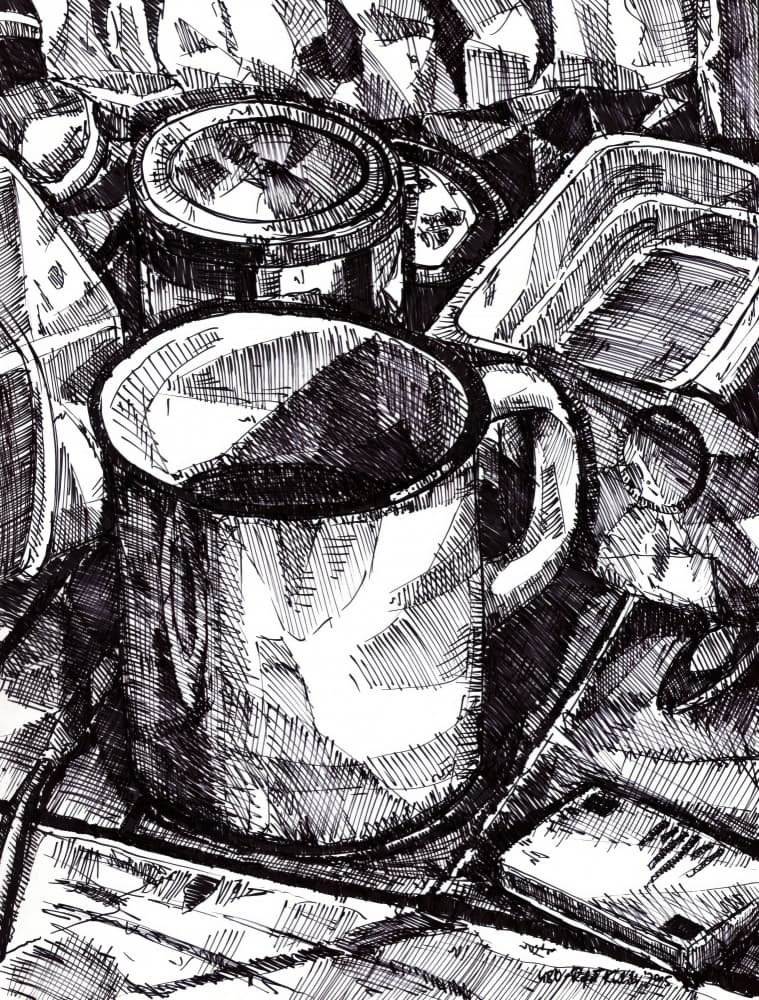 Rustic Mug Still Life by Kulik — canvas wall art