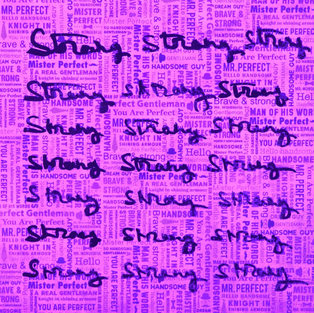 Strong Masculine Affirmations by Santhosh ch — canvas wall art