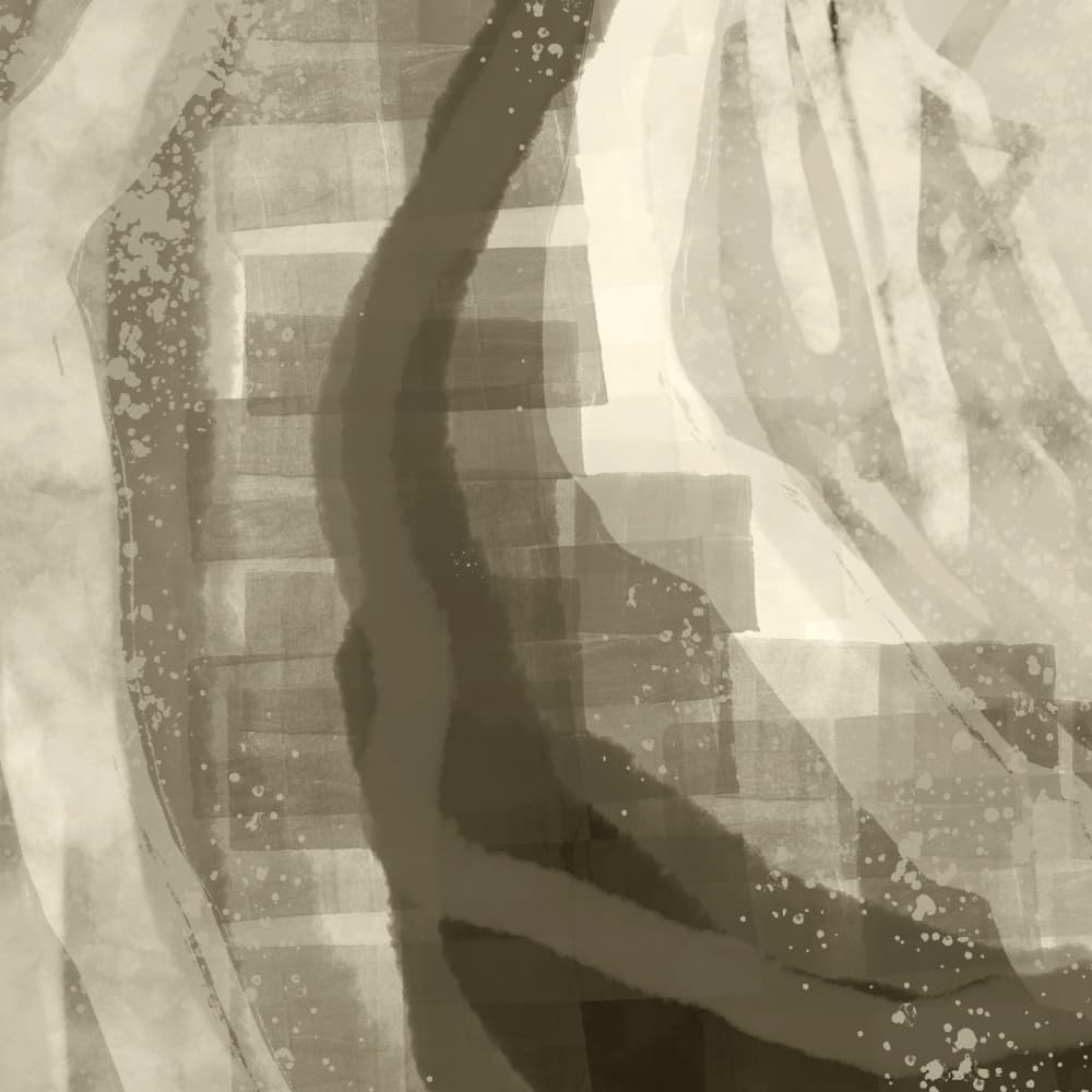 Dynamic Sepia Abstract by Dina Dankers — canvas wall art