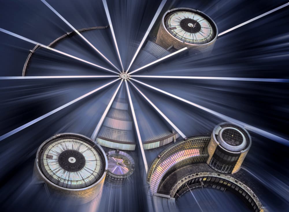 Modern Architectural Flow by Erhard Batzdorf — canvas wall art