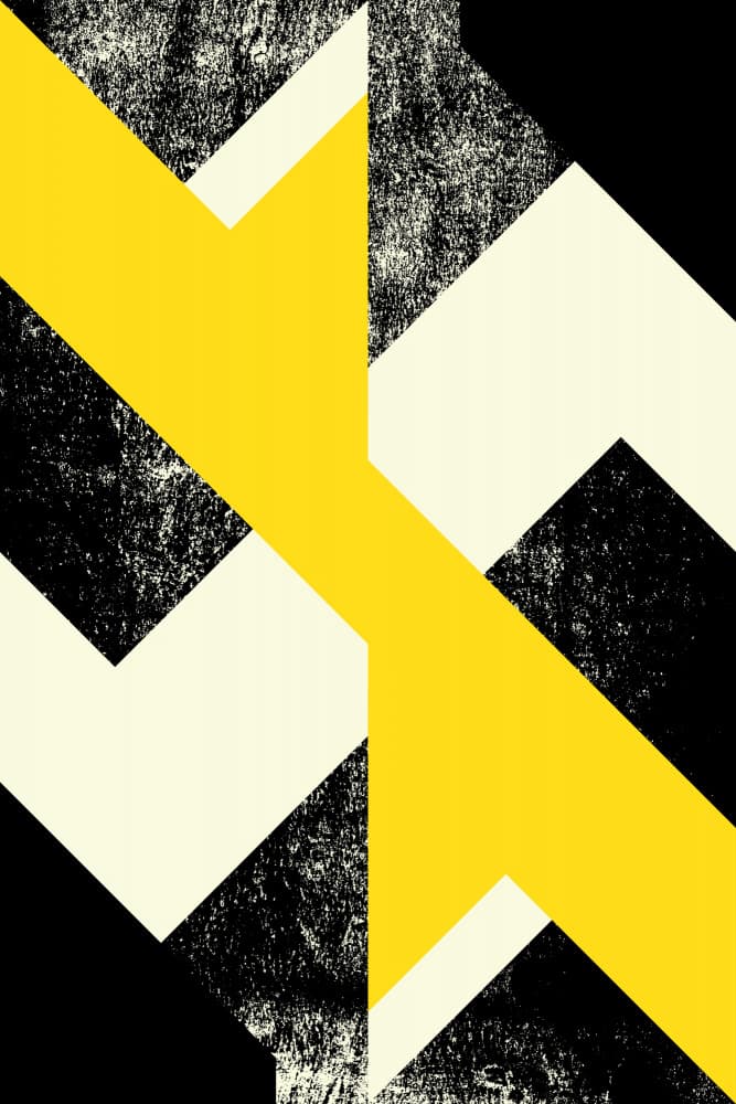 Bold Geometric Lines by Petr Strnad — canvas wall art