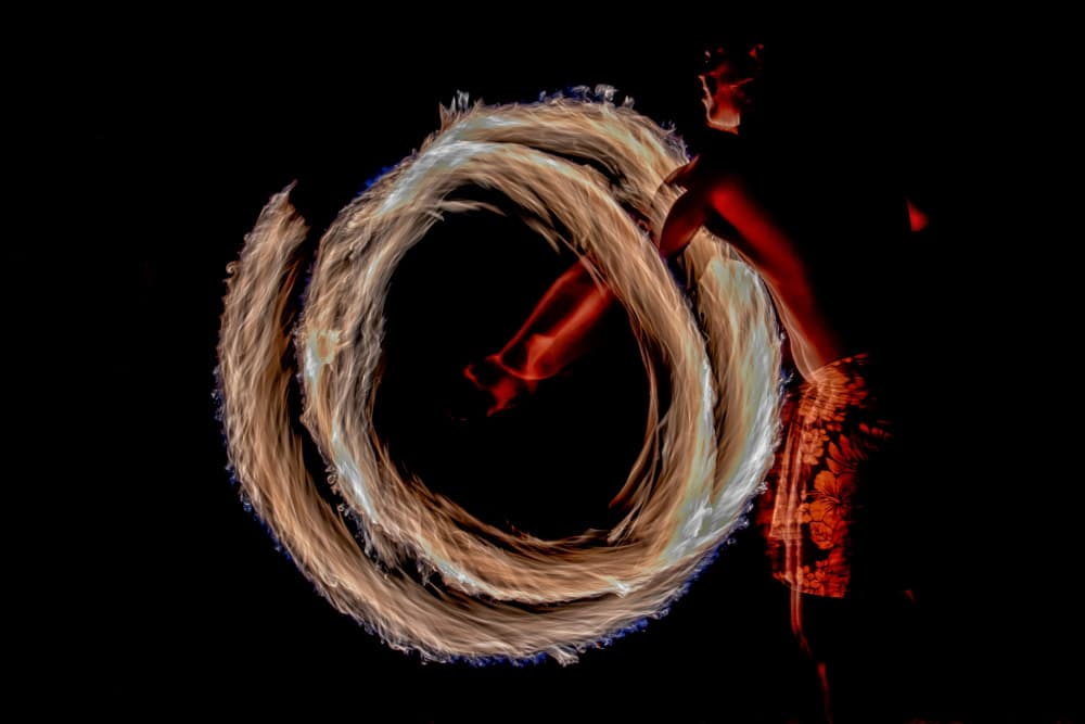 Spinning Fire Dance by Andrea Izzotti — canvas wall art