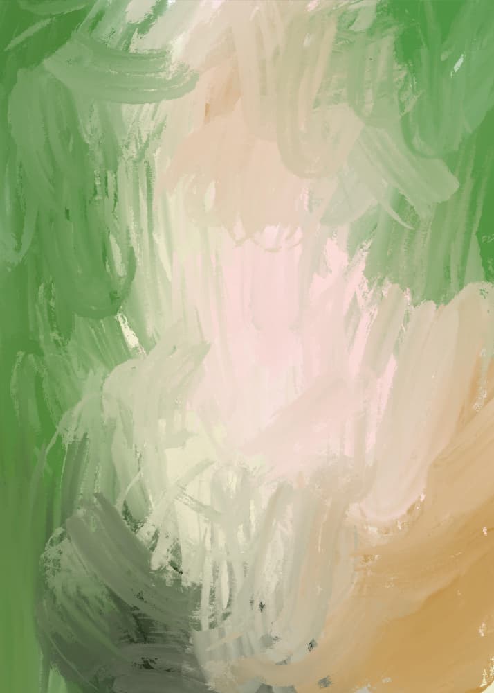 Soft Green Abstract Flow by RS LAB STUDIO — canvas wall art