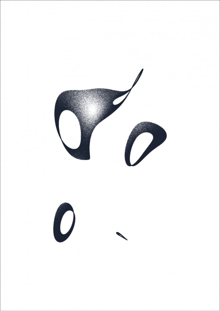 Dark Organic Forms by AV11 — canvas wall art