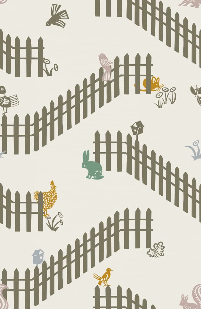 Whimsical Farm Friends by Annick — canvas wall art
