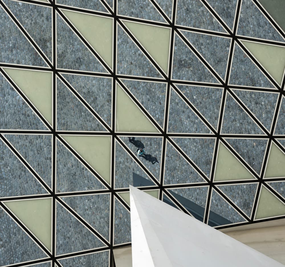 Geometric Pattern Walk by Greetje van Son — canvas wall art