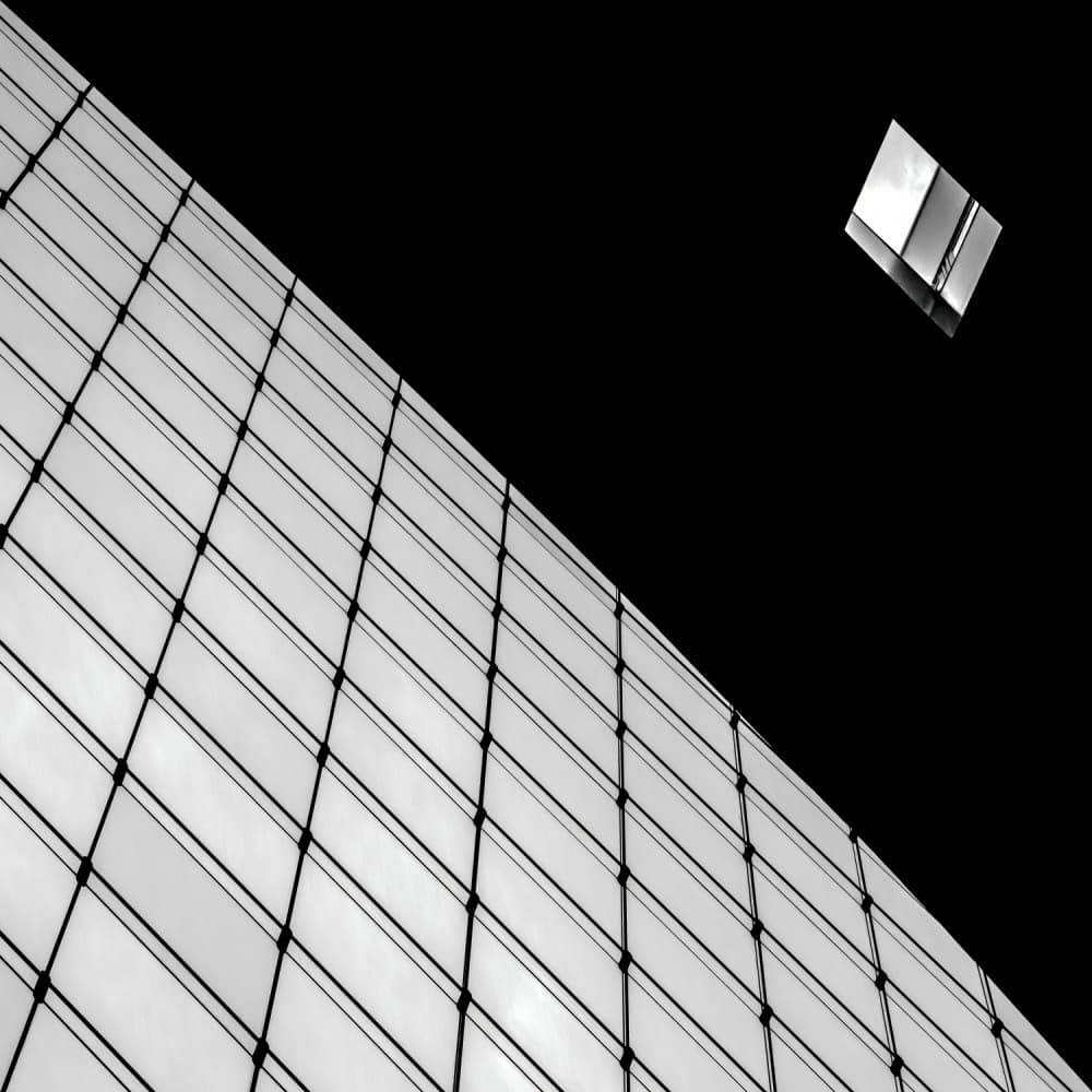 Geometric Reflections by Gilbert Claes — canvas wall art