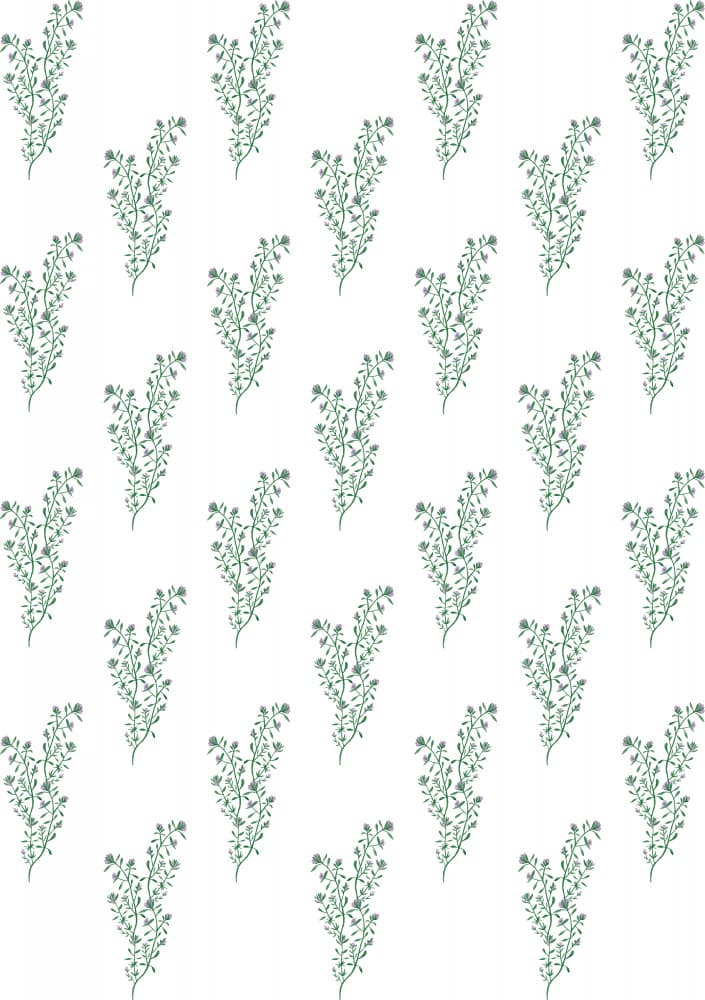 Green Botanical Sprigs by kathrinmay — canvas wall art