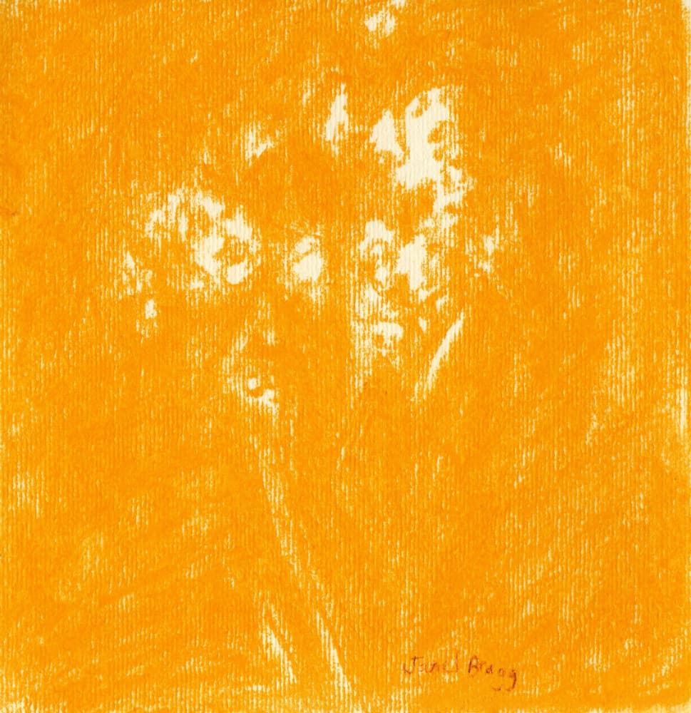 Warm Orange Blossoms by Janel Bragg — canvas wall art
