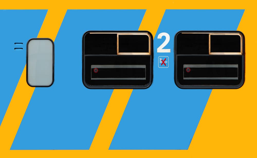 Modern Train Interface by Hans-Wolfgang Hawerkamp — canvas wall art