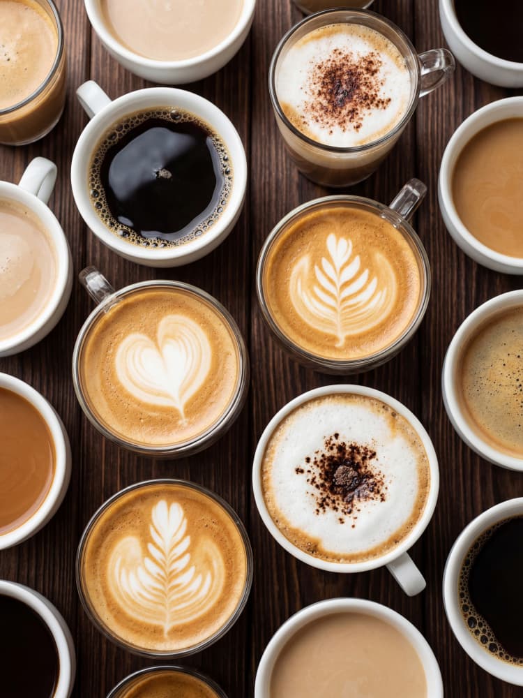 Coffee Drink Selection by Andreas Magnusson — canvas wall art