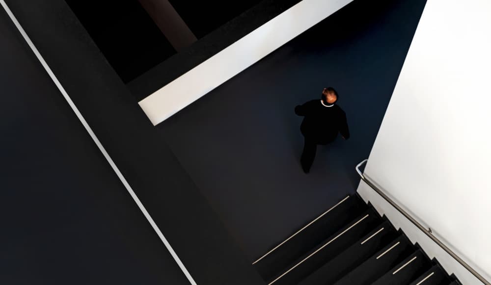 Modern Minimalist Walk by Lus Joosten — canvas wall art