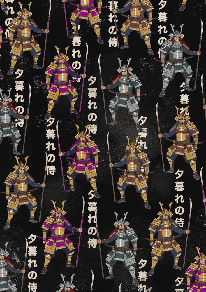 Twilight Samurai Warriors by Nicholas — canvas wall art