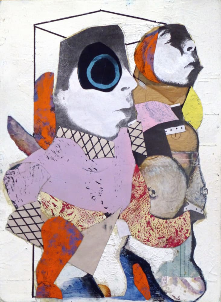 Modern Abstract Figures by Pascal Marlin — canvas wall art