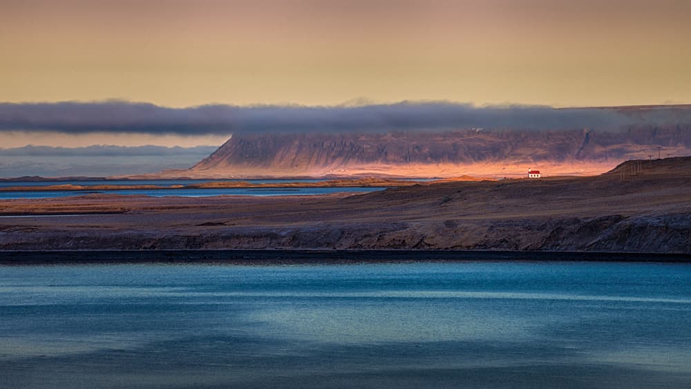 Golden Hour Mountain Vista by Peter Svoboda MQEP — canvas wall art