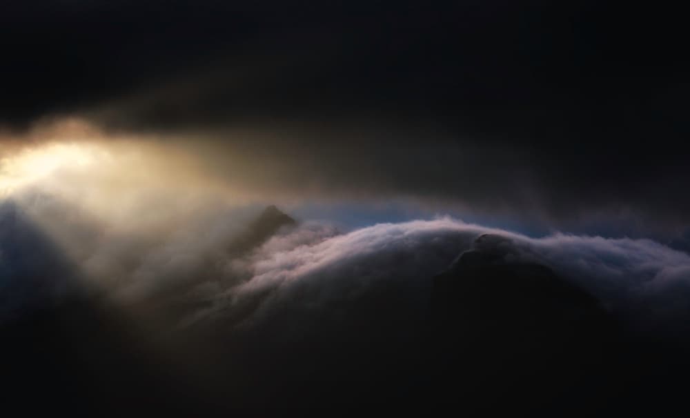 Golden Rays Over Peaks by swapnil deshpande — canvas wall art