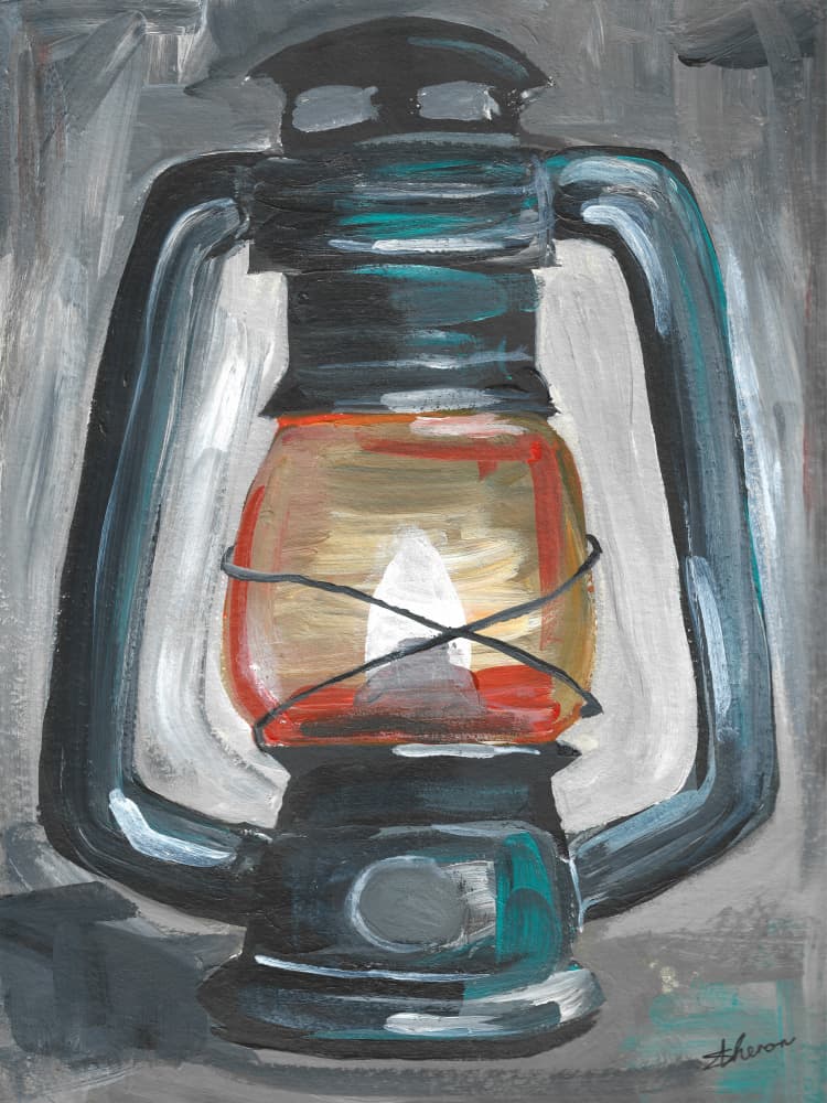 Warm Lantern Light by Sunet Theron — canvas wall art