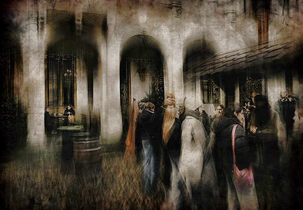 Dreamy Market Arches by Jan van der Linden — canvas wall art