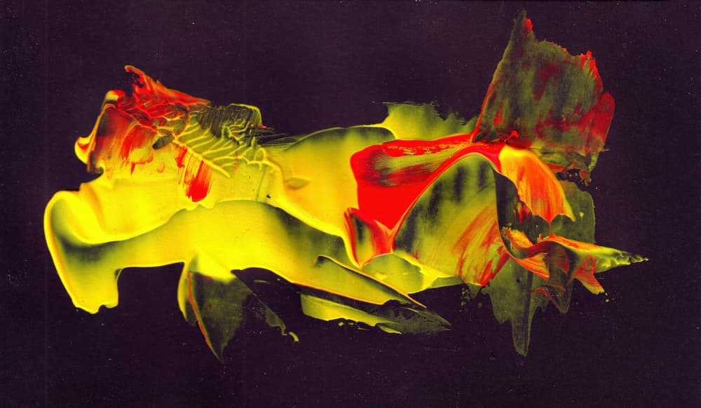Fiery Abstract Energy by Rafal Kulik — canvas wall art