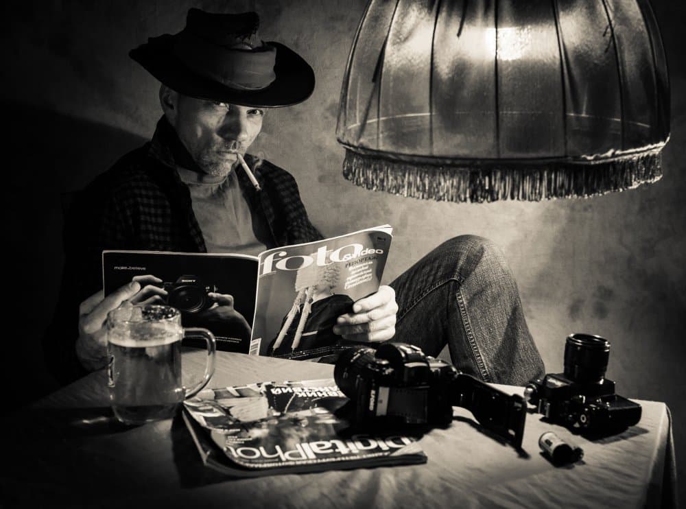 Classic Photography Scene by Viktor Cherkasov — canvas wall art