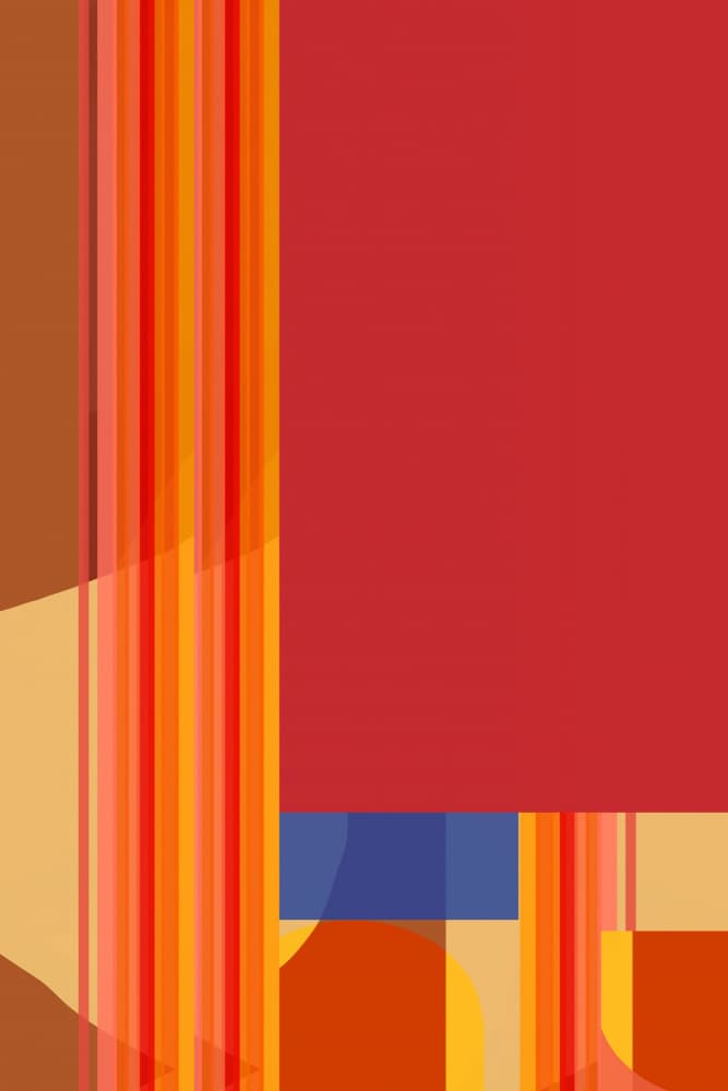 Abstract Color Blocks by cartissi — canvas wall art
