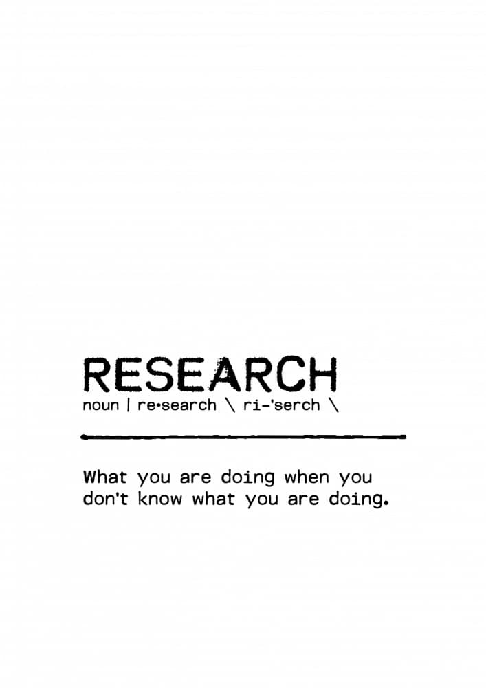 Research Definition Humor by Orara Studio — canvas wall art