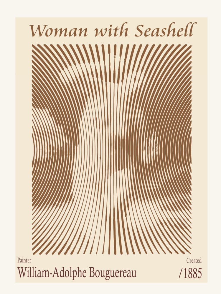 Classical Woman with Shell by Doa Project — canvas wall art