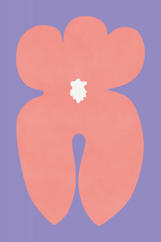 Soft Abstract Figure by amini54 — canvas wall art