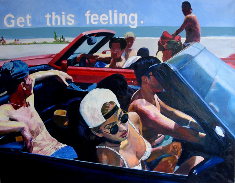 Summer Beach Drive by Anton Terziev — canvas wall art