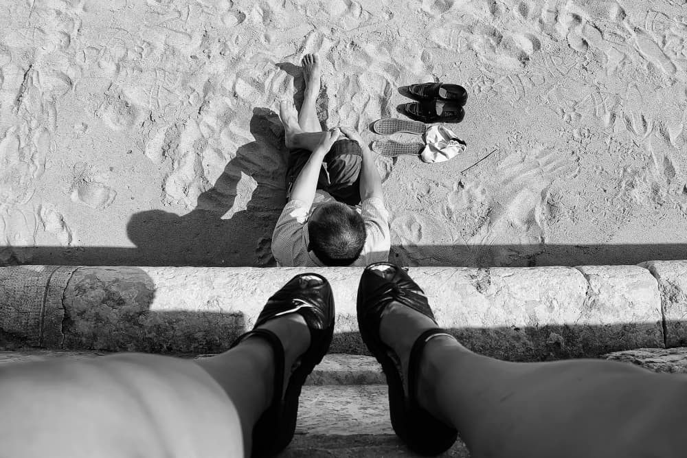 Overhead Beach Day by Josefina Melo — canvas wall art