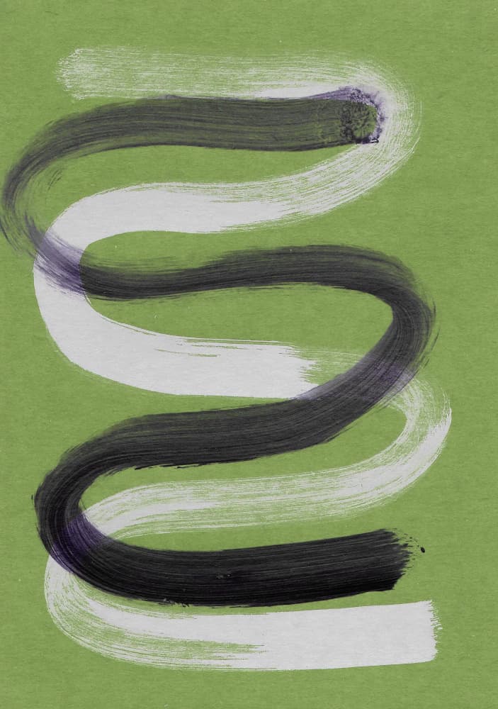 Flowing Abstract Strokes by Santhosh ch — canvas wall art
