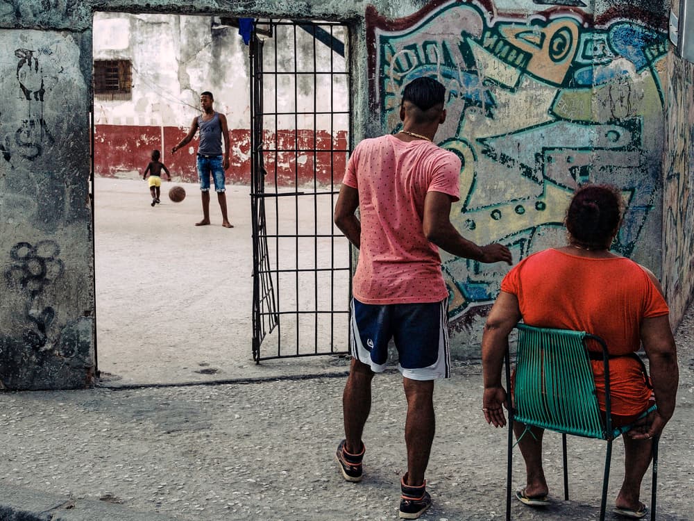 Cuban Street Life by Andy Bauer — canvas wall art
