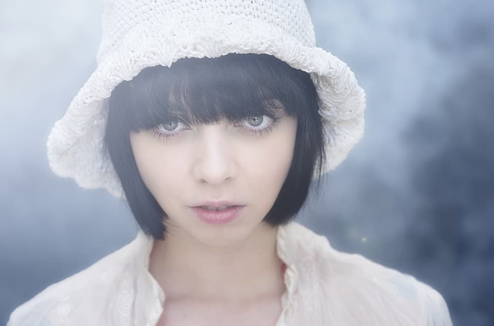 Ethereal Gaze Portrait by kenp — canvas wall art