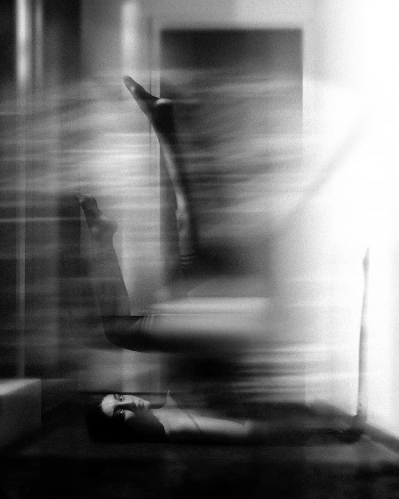 Woman In Motion Blur by Hooman Sedaghi — canvas wall art