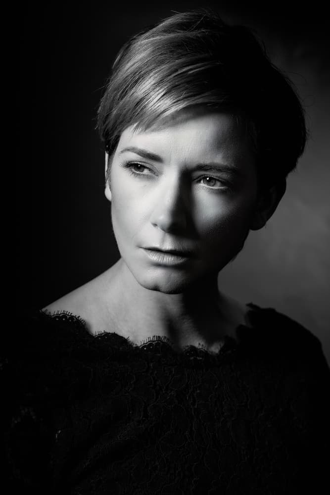 Pensive Woman Portrait by Colin Dixon — canvas wall art