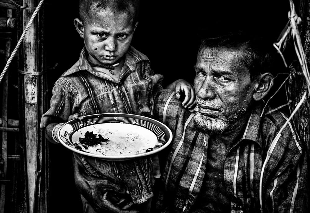 Weary Man Young Boy by Joxe Inazio Kuesta Garmendia — canvas wall art