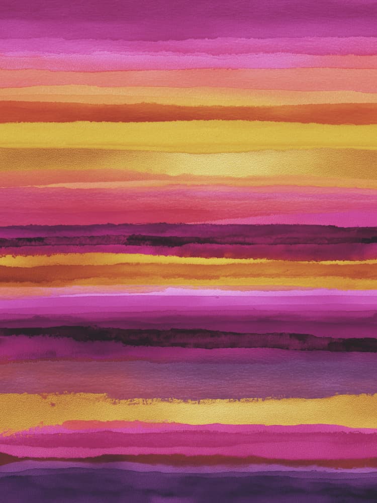 Vibrant Sunset Stripes by Andreas Magnusson — canvas wall art