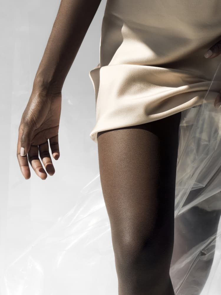 Soft Skin Sheer Fabric by Minorstep — canvas wall art