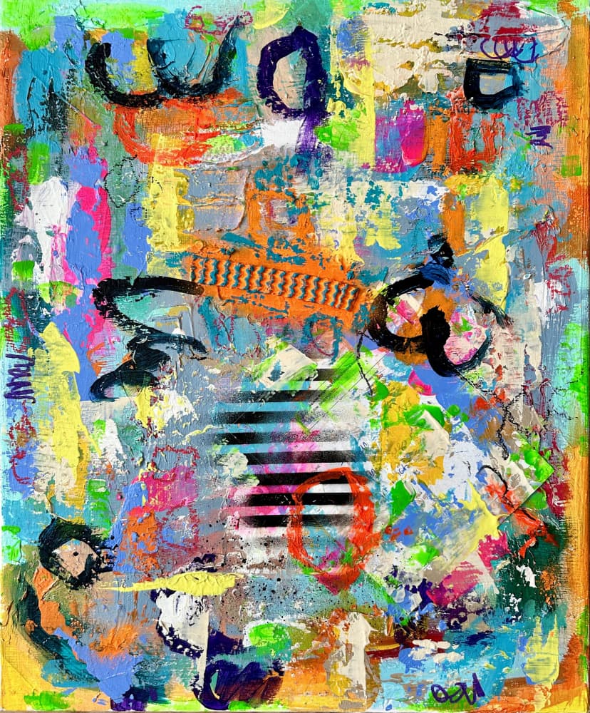 Vibrant Urban Expression by Irene Chua — canvas wall art